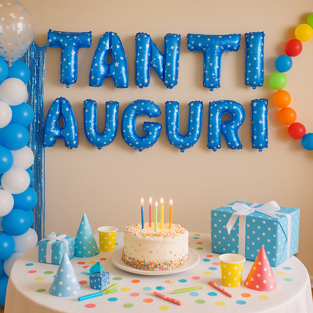 Palloncini "Tanti Auguri" – decorazione feste party - ambraled
