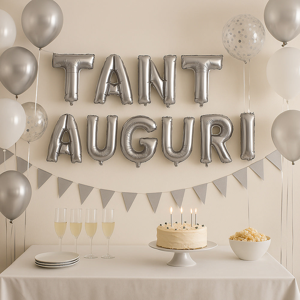Palloncini "Tanti Auguri" – decorazione feste party - ambraled