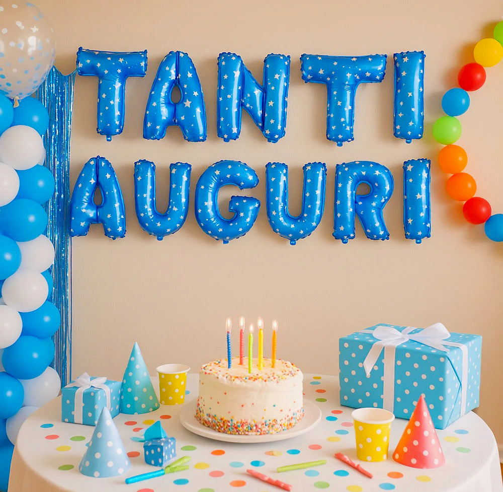 Palloncini "Tanti Auguri" – decorazione feste party - ambraled