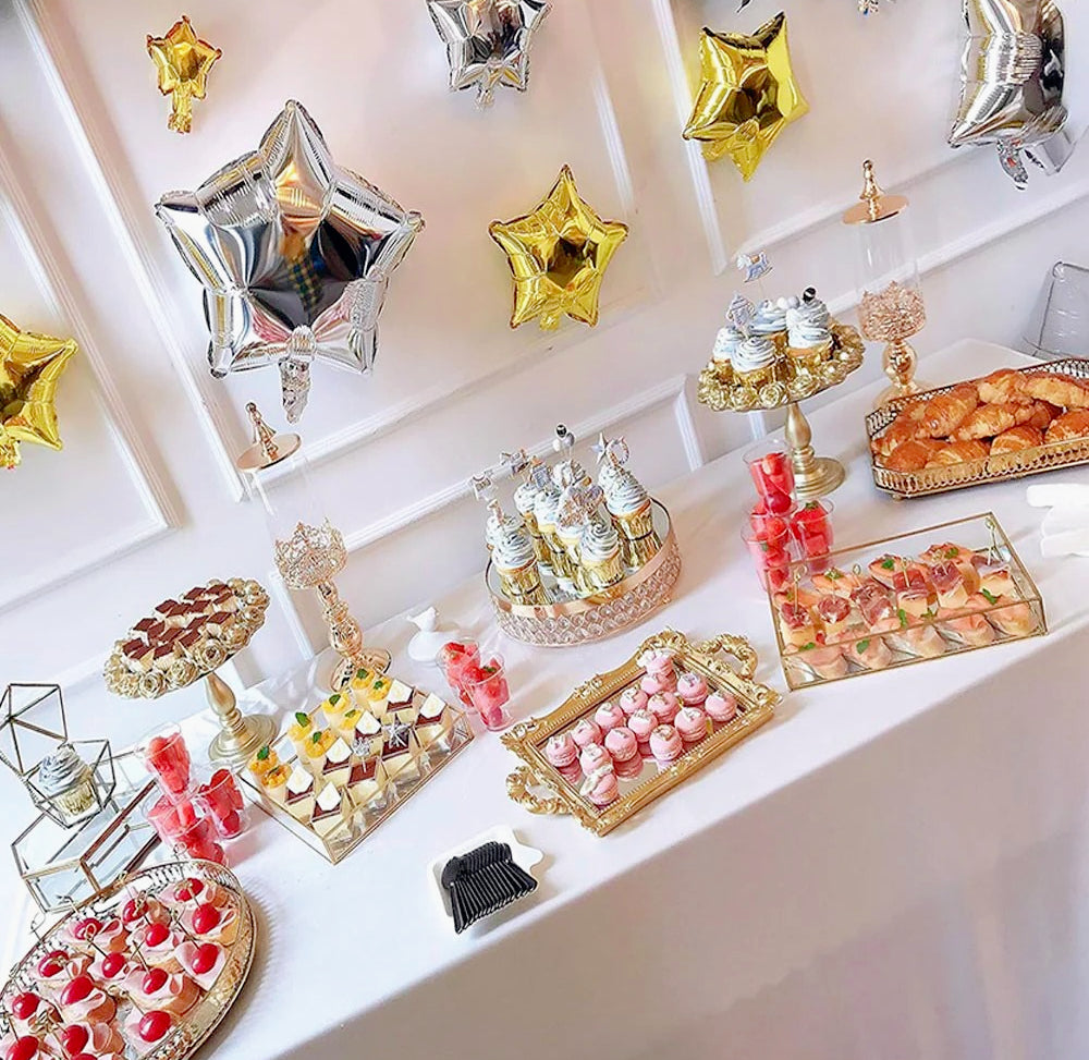 Palloncini stelle oro/argento/bianco – compleanni e feste - ambraled