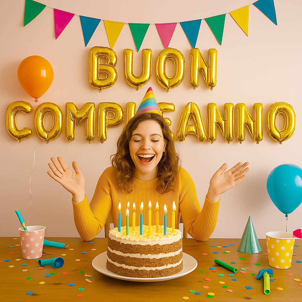 Palloncini "Tanti Auguri" – decorazione feste party - ambraled