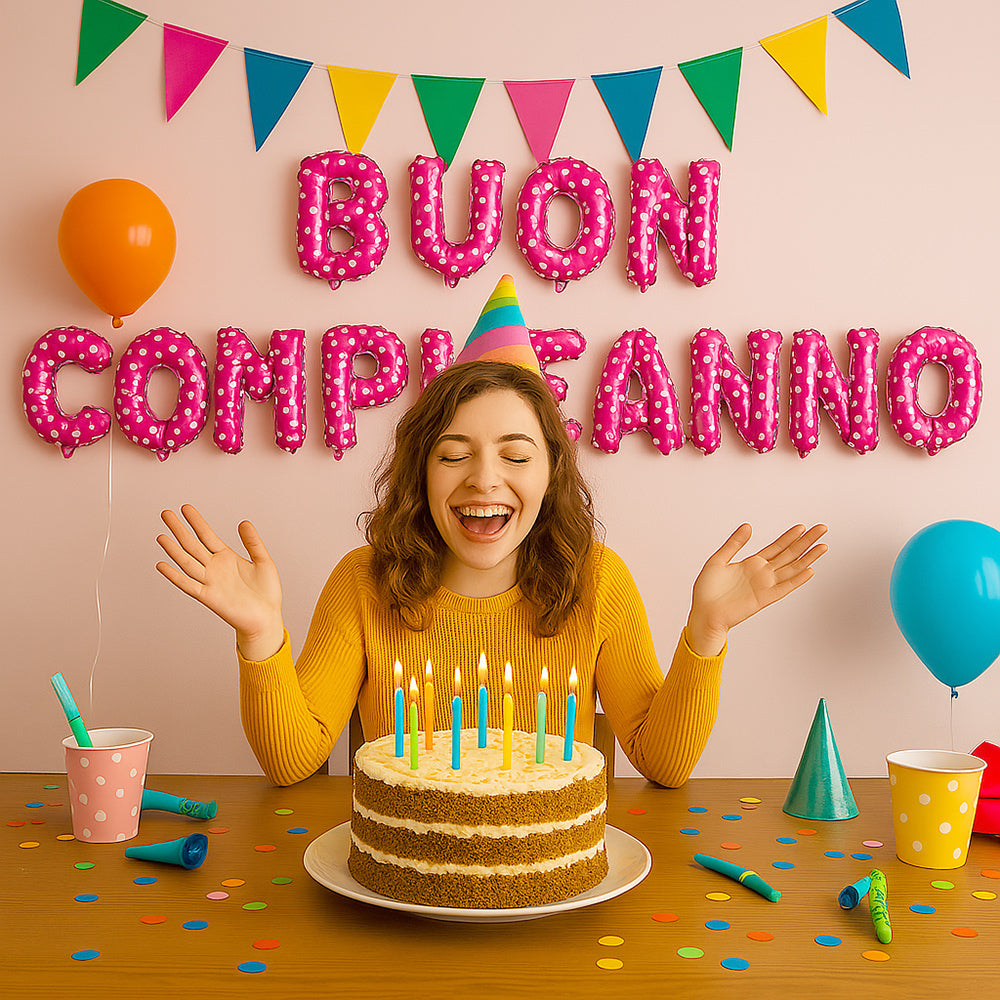 Palloncini "Tanti Auguri" – decorazione feste party - ambraled