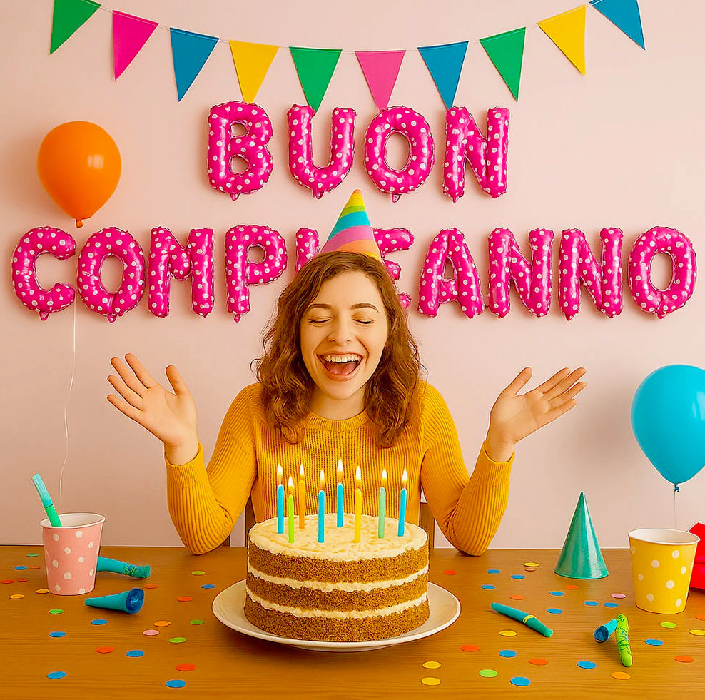 Palloncini "Tanti Auguri" – decorazione feste party - ambraled