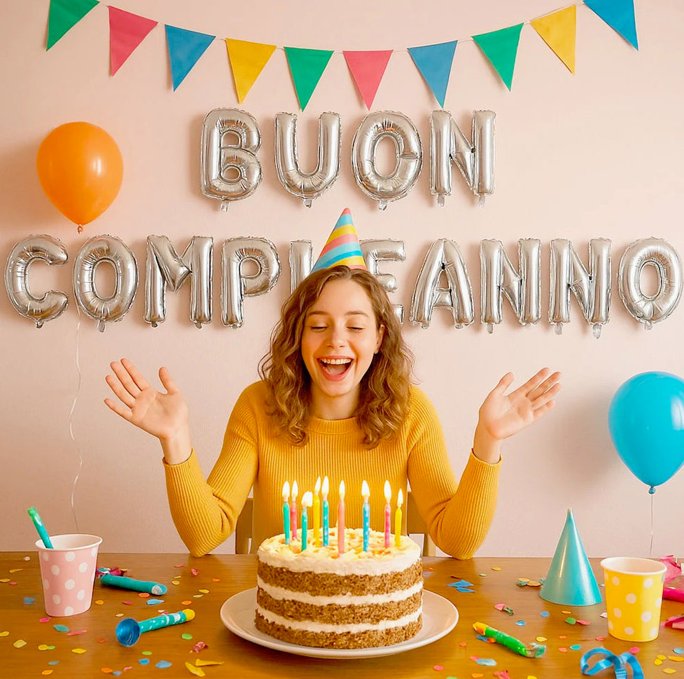Palloncini "Tanti Auguri" – decorazione feste party - ambraled