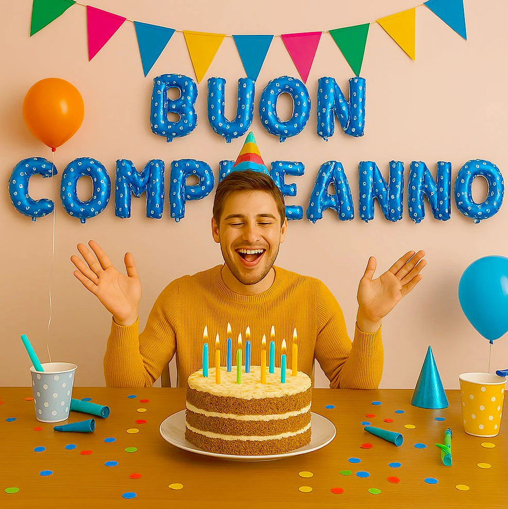 Palloncini "Tanti Auguri" – decorazione feste party - ambraled