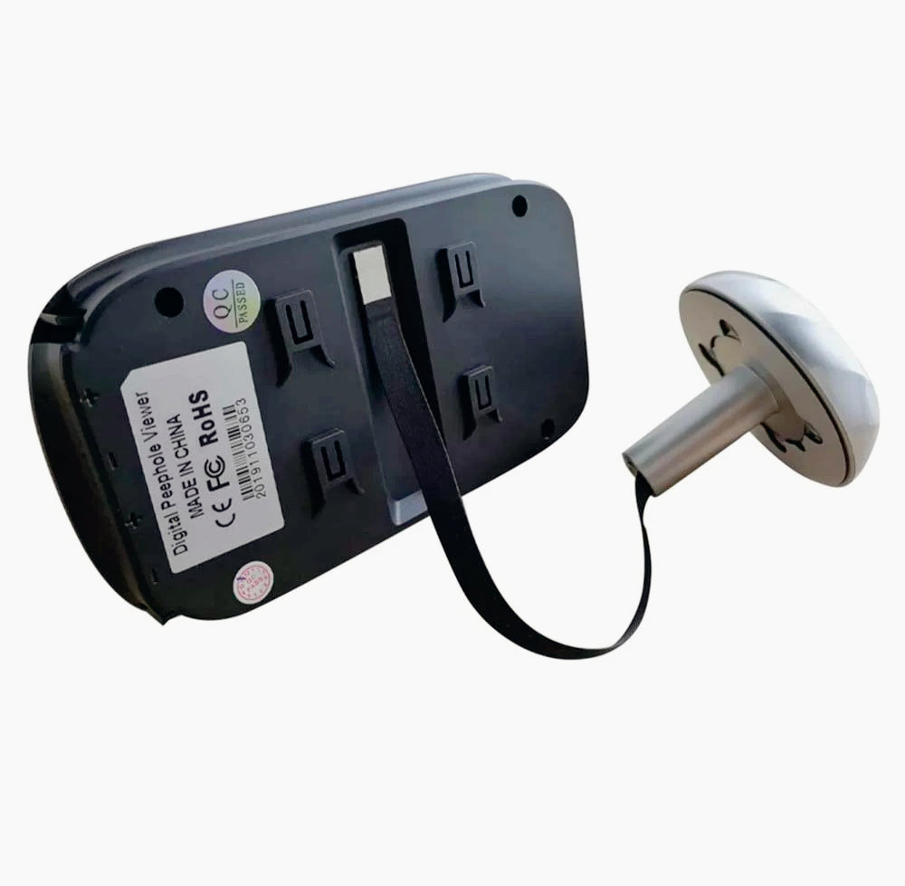 Spioncino digitale 2,8" LED con IR – Monitor a LED, scatto foto, compatibile con campanello