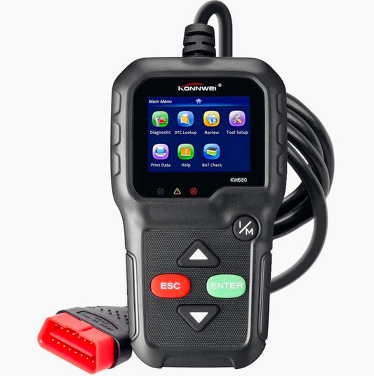 Tester digitale diagnostico per auto – Display, controllo centralina, guasti, batteria e sensore O2