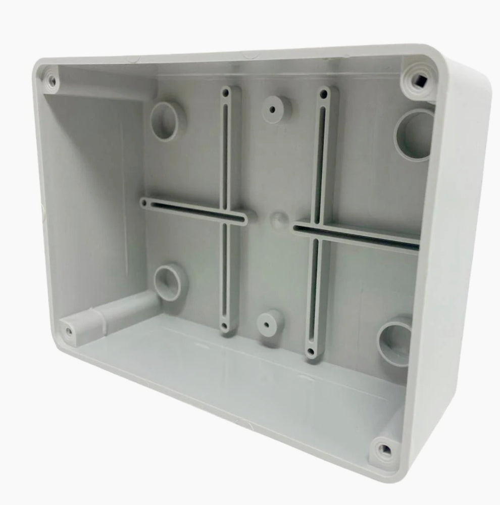 Scatola di derivazione 120x80x50 mm con coperchio a viti IP56 - ambraled
