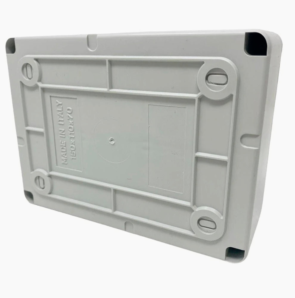Scatola di derivazione 120x80x50 mm con coperchio a viti IP56 - ambraled