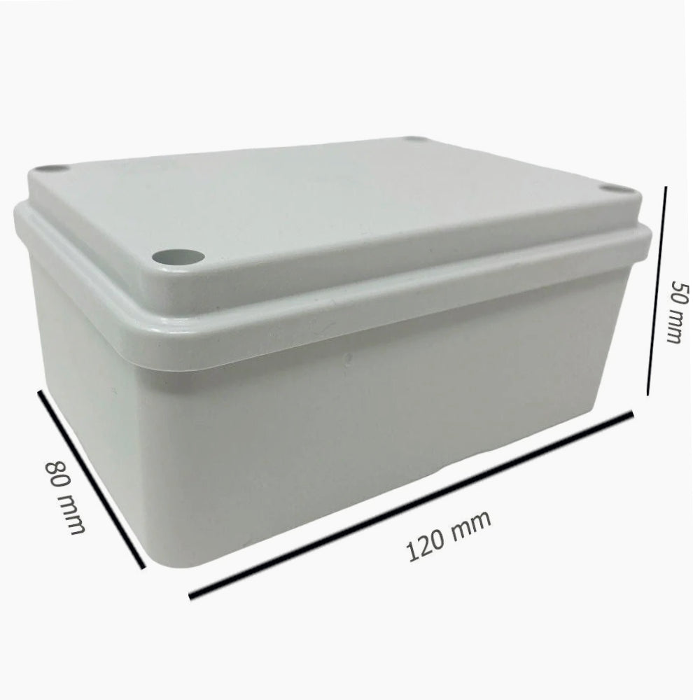 Scatola di derivazione 120x80x50 mm con coperchio a viti IP56 - ambraled