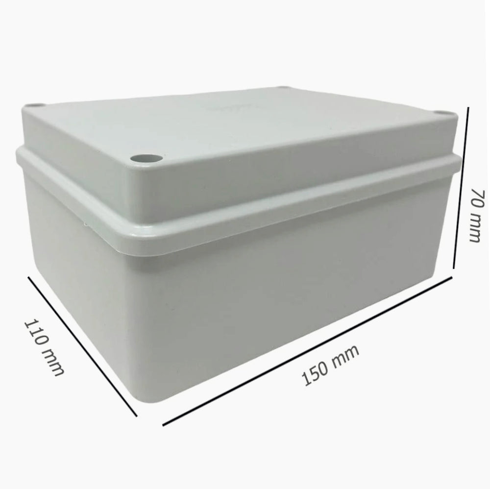 Scatola di derivazione 150x110x70 mm con coperchio a viti IP56 - ambraled
