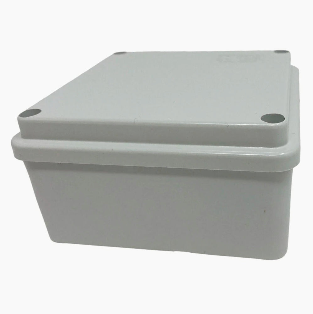 Scatola di derivazione quadrata 100x100x50 mm con coperchio IP56 viti pareti lisce - ambraled