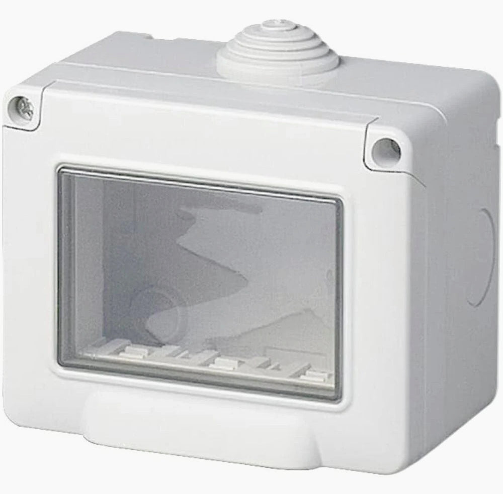 Cassetta Idrobox 3 posti – coperchio, compatibile Matix, IP55 - ambraled