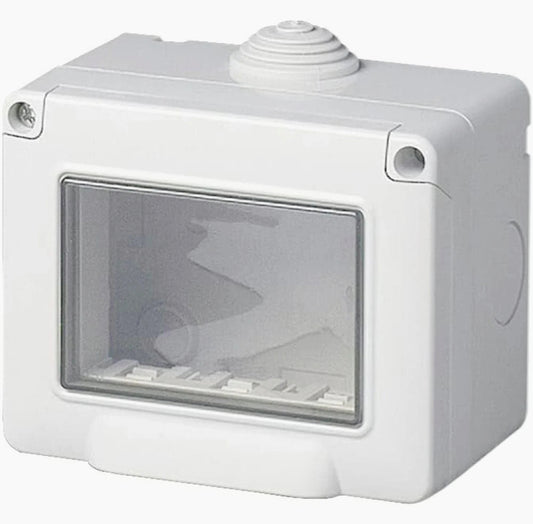 Cassetta Idrobox 3 posti – coperchio, compatibile Matix, IP55 - ambraled
