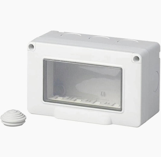 Cassetta Idrobox 4 posti – coperchio, compatibile Matix, IP55 - ambraled