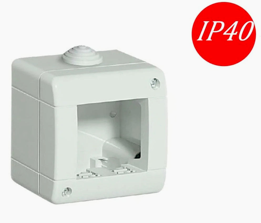 Custodia idrobox 2 posti – compatibile Matix IP40 - ambraled