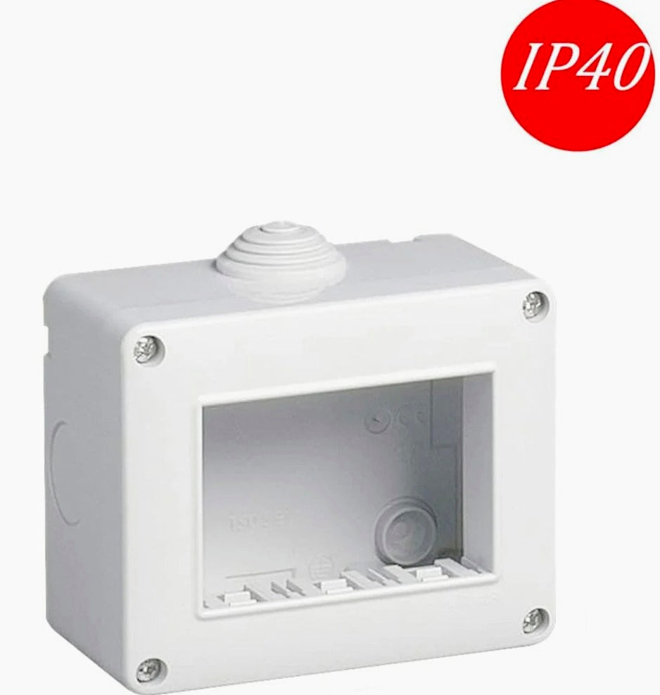 Custodia idrobox 3 posti – compatibile Matix IP40 - ambraled