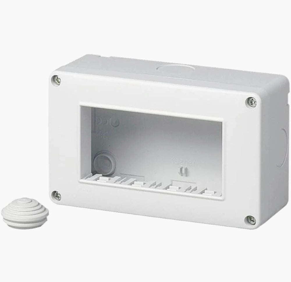 Custodia idrobox 4 posti – compatibile Matix IP40 - ambraled