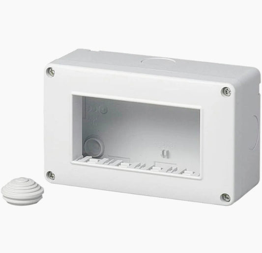Custodia idrobox 4 posti – compatibile Matix IP40 - ambraled