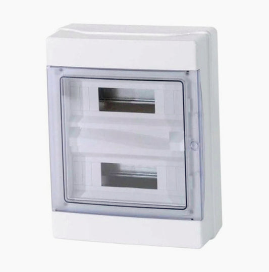 Centralino 24 moduli – IP65 con portello, quadro elettrico a stagno - ambraled