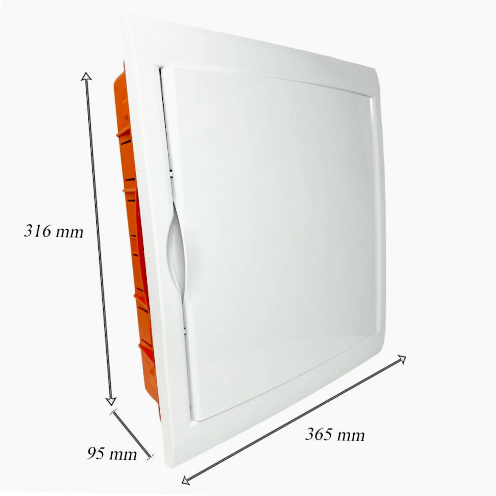 Centralino da incasso 24 moduli – IP40 per quadro elettrico - ambraled