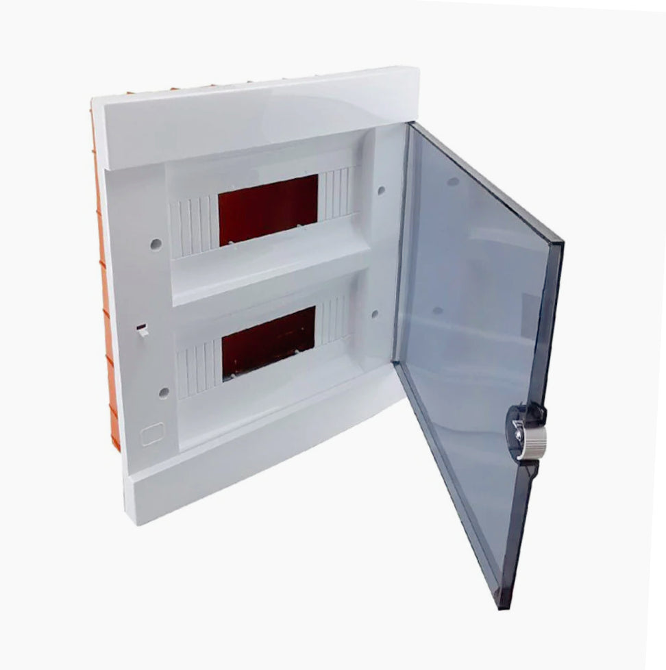 Quadro elettrico DIN 24 moduli – Centralino da incasso 2x12 con protezione IP40