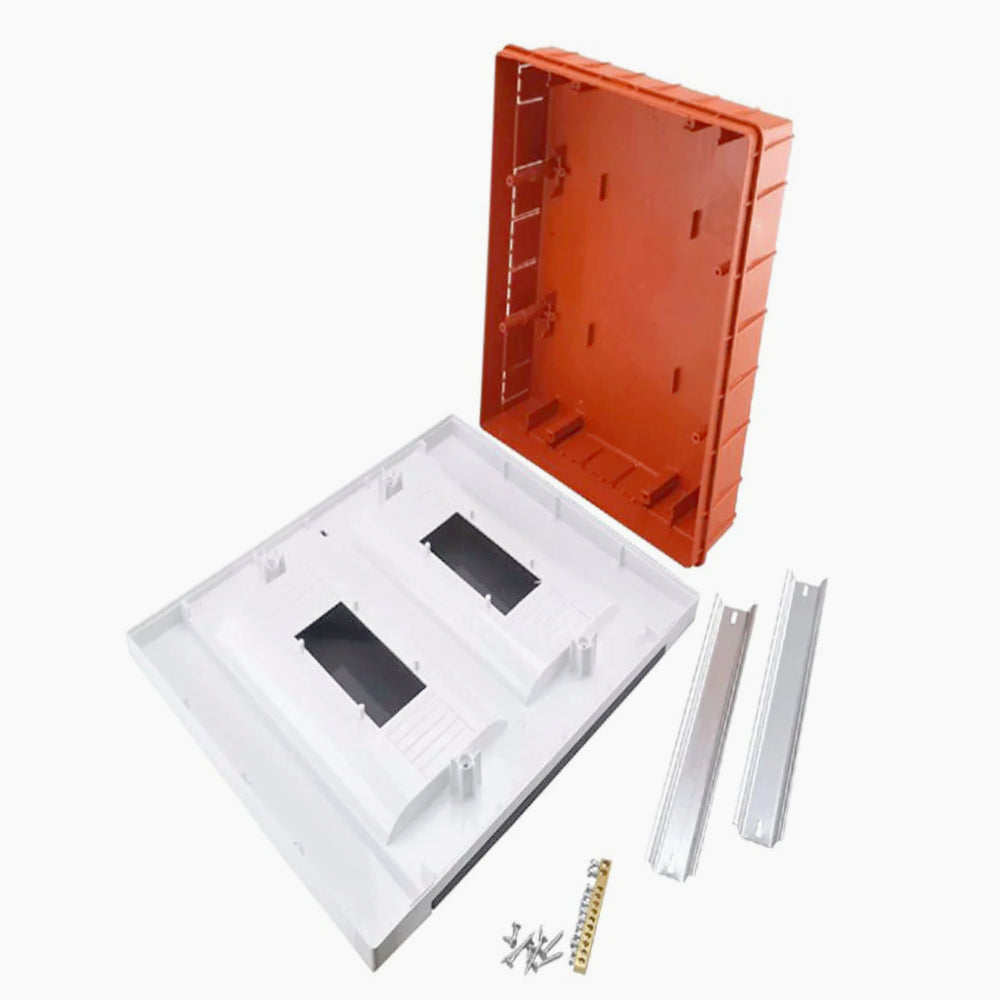 Quadro elettrico DIN 24 moduli – Centralino da incasso 2x12 con protezione IP40