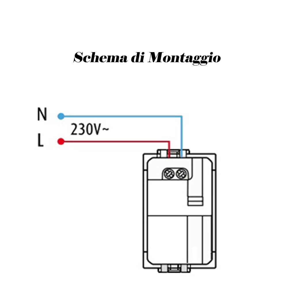 Modulo presa doppia USB compatibile con matix 5V 2 Usb - ambraled