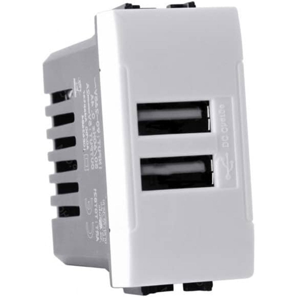 Doppia presa USB 5V – compatibile Living Light International Air - ambraled