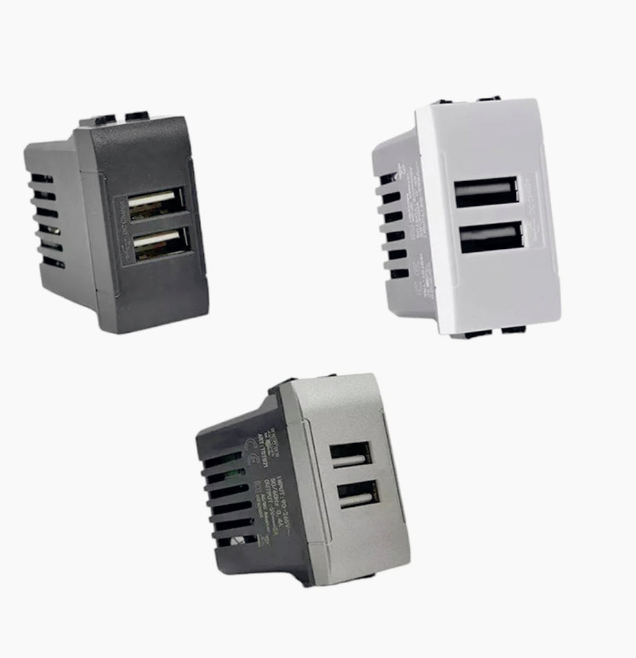 Doppia presa USB 5V – compatibile Living Light International Air - ambraled