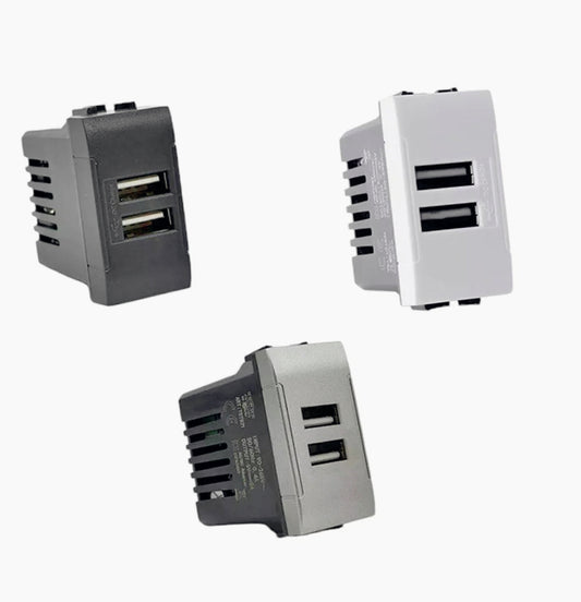 Doppia presa USB 5V – compatibile Living Light International Air - ambraled