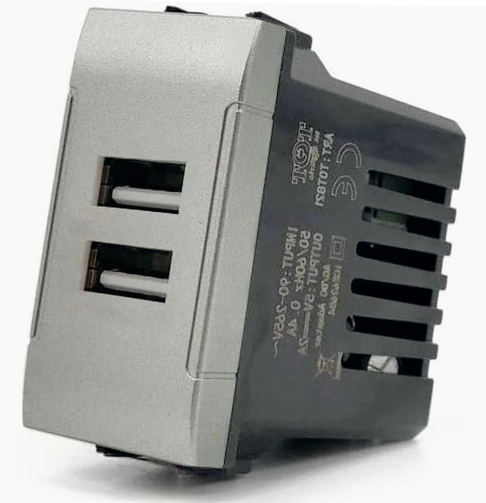 Doppia presa USB 5V – compatibile Living Light International Air - ambraled