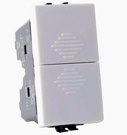 Pulsante saliscendi doppio 1P 10A 220V – compatibile Matix - ambraled