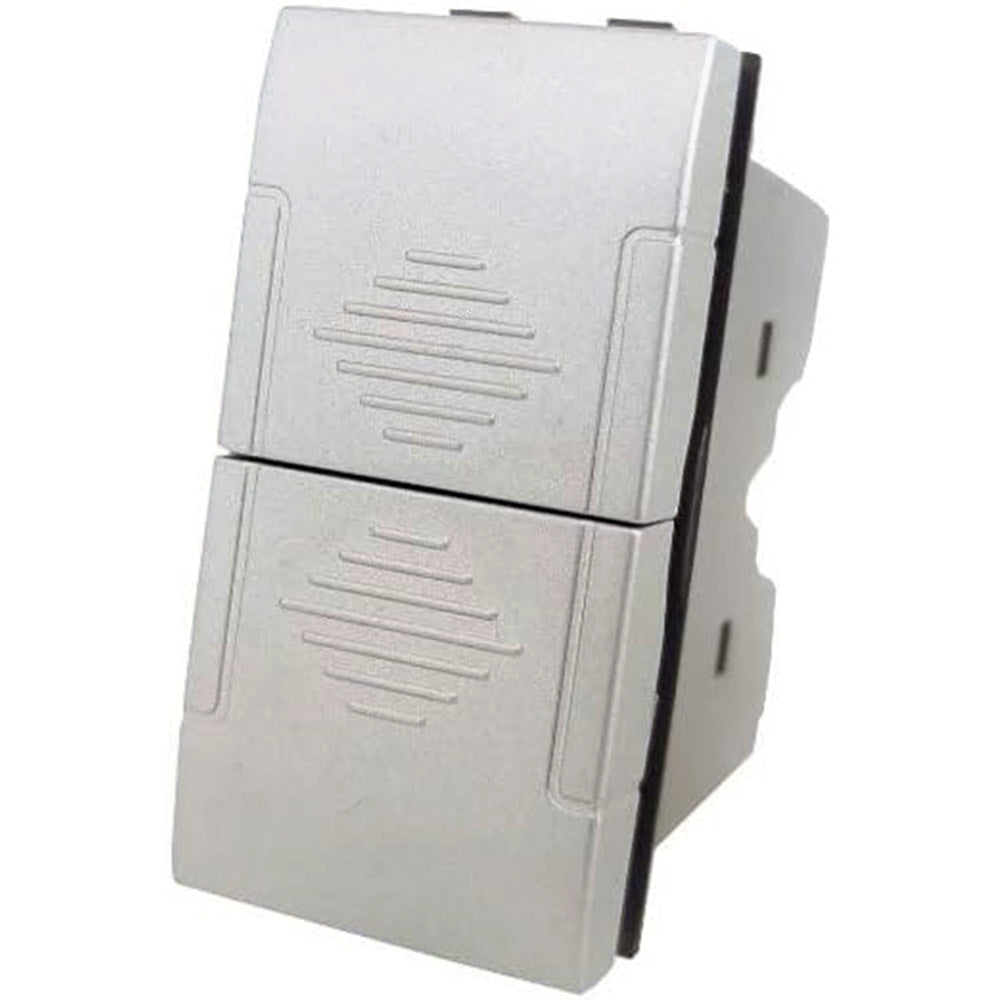 Pulsante doppio 1P 10A 220V – compatibile Living Light Air - ambraled