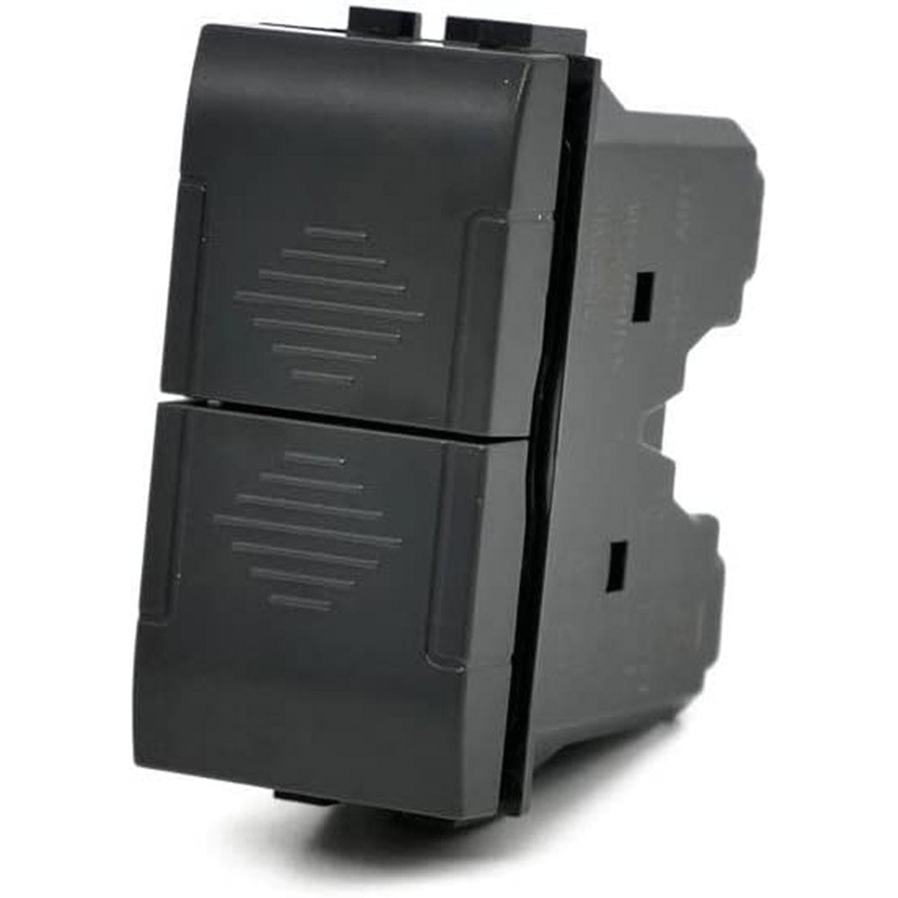 Pulsante doppio 1P 10A 220V – compatibile Living Light Air - ambraled