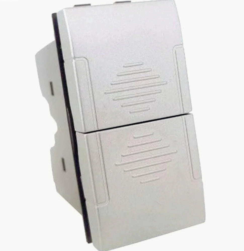 Pulsante doppio 1P 10A 220V – compatibile Living Light Air - ambraled