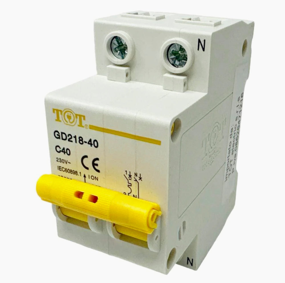 Interruttore magnetotermico 2P+N 6kA – 10-63A per quadro elettrico - ambraled