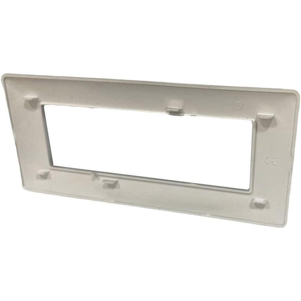 Placchetta 3 4 6 posti bianco perla compatibile con matix - ambraled