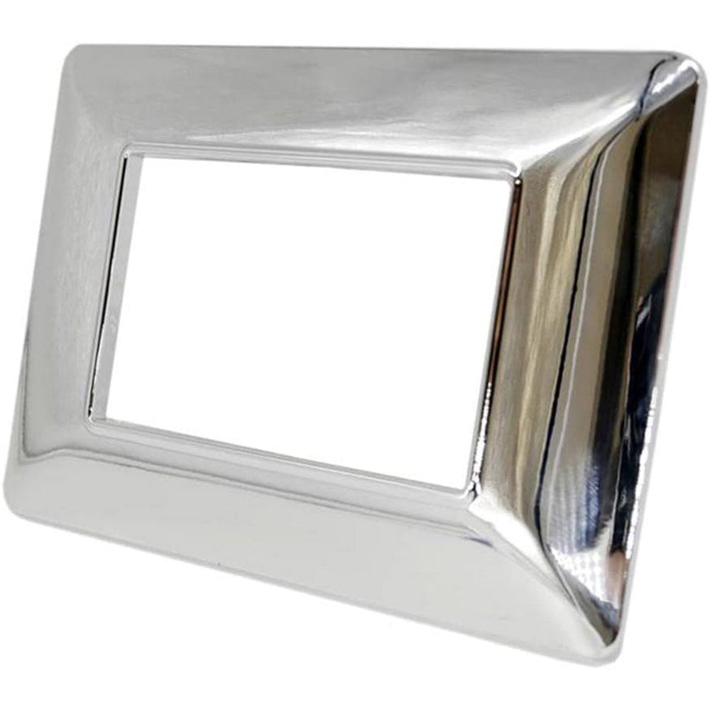 Placchetta 3 4 7 posti argento compatibile con matix cover - ambraled