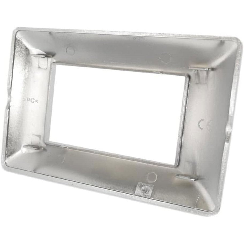 Placchetta 3 4 7 posti argento compatibile con matix cover - ambraled
