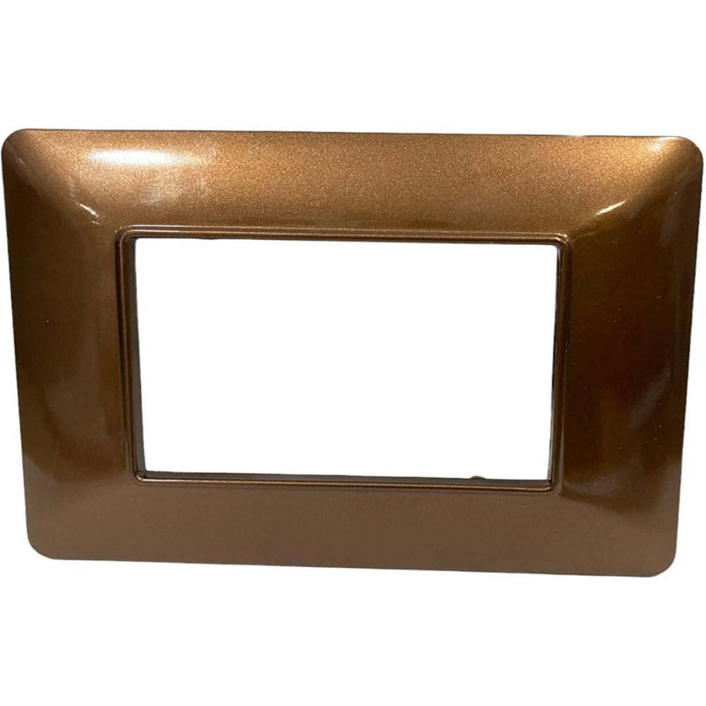 Placchetta3 4 6 posti bronzo compatibile con matix cover - ambraled