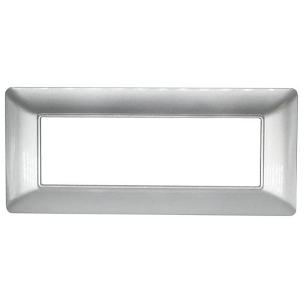 Placchetta3 4 6 posti silver compatibile con matix cover - ambraled