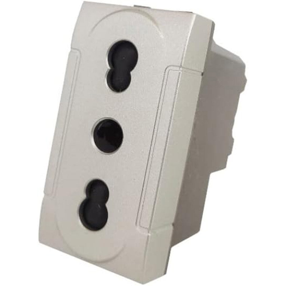 Presa bipasso bivalente 10-16A – Compatibile con Living Light International Air - ambraled