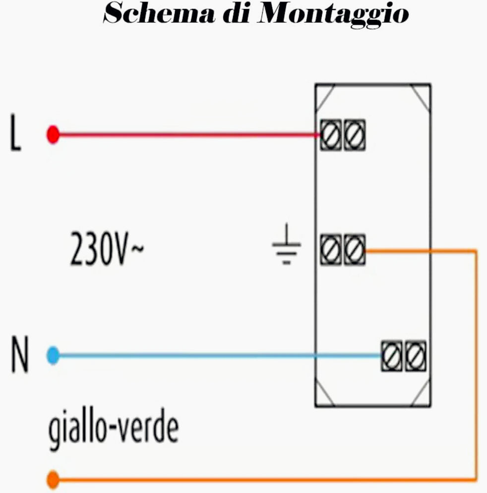 Presa bipasso bivalente 10-16A – Compatibile con Living Light International Air - ambraled