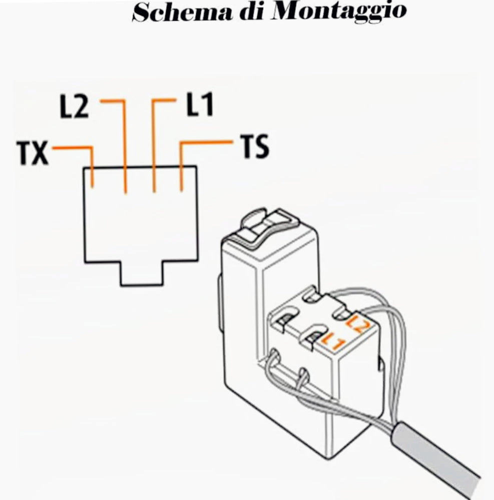 Presa telefonica RJ11 – Compatibile con Living Light International Air - ambraled