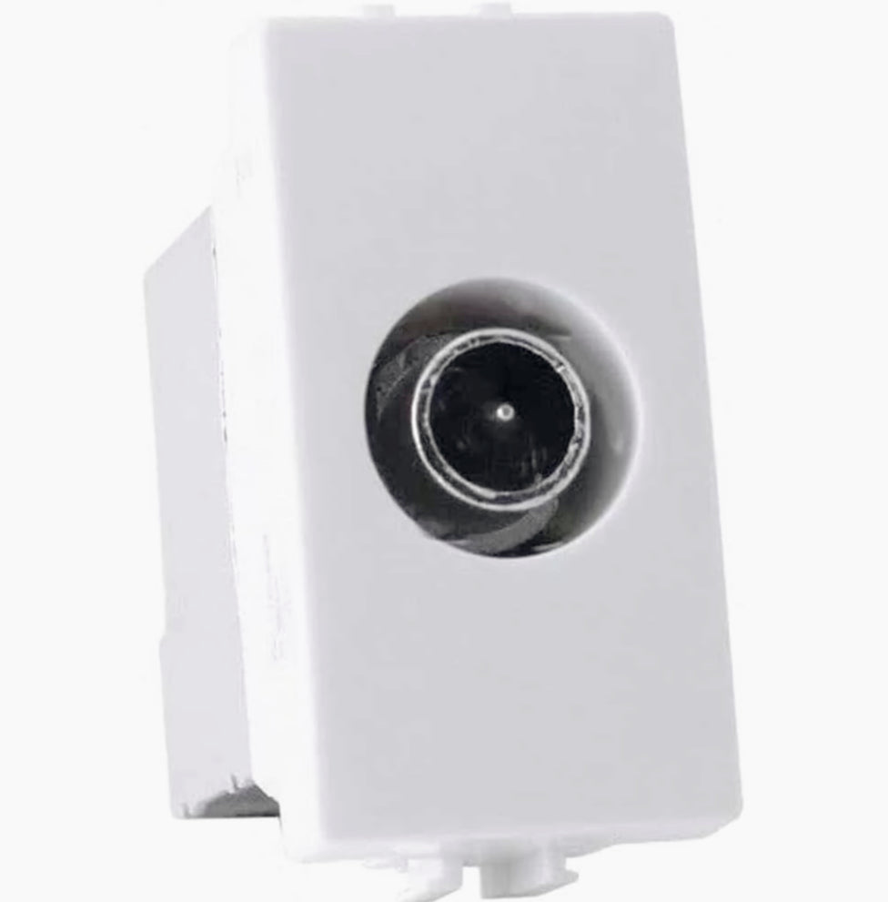 Presa TV passante compatibile con matix connettore maschio