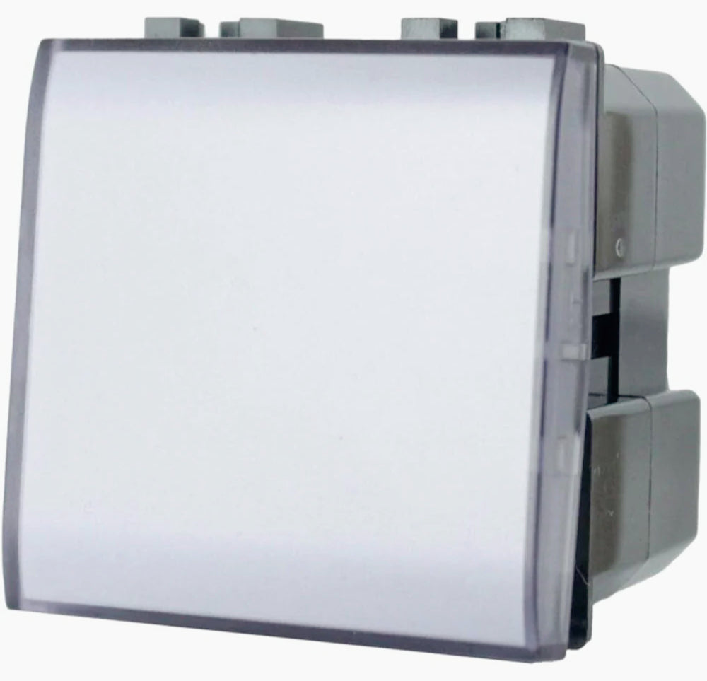 Pulsante portanome 2 moduli – Compatibile Living Light International Air