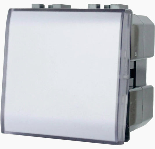 Pulsante portanome 2 moduli – Compatibile Living Light International Air