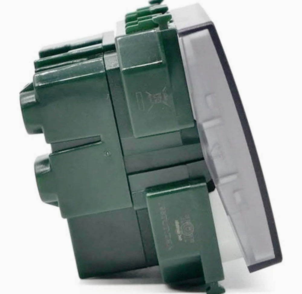 Pulsante portanome 2 moduli – Compatibile Living Light International Air