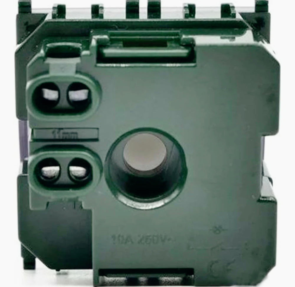 Pulsante portanome 2 moduli – Compatibile Living Light International Air
